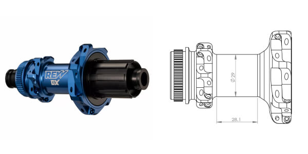 Revv gravel bike hubs - at a glance